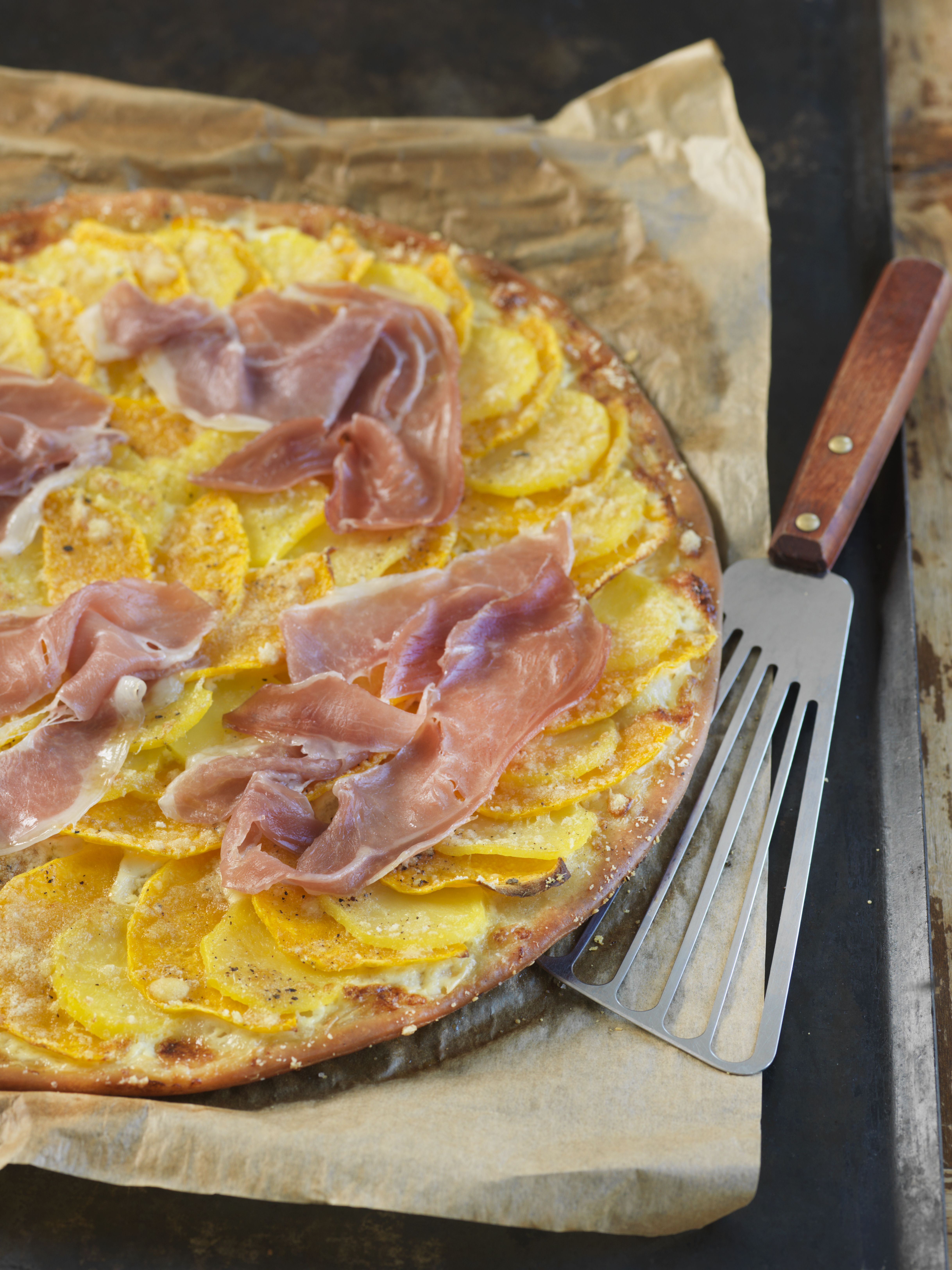 Pizza pomme de terre & butternut - Recette à Prix Engagés Janvier 2025